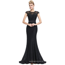 Starzz 2016 neueste Sleeveless Fußboden-Länge schwarze Spitze-Abend-Kleid 8 Größe US 2 ~ 16 ST000085-1